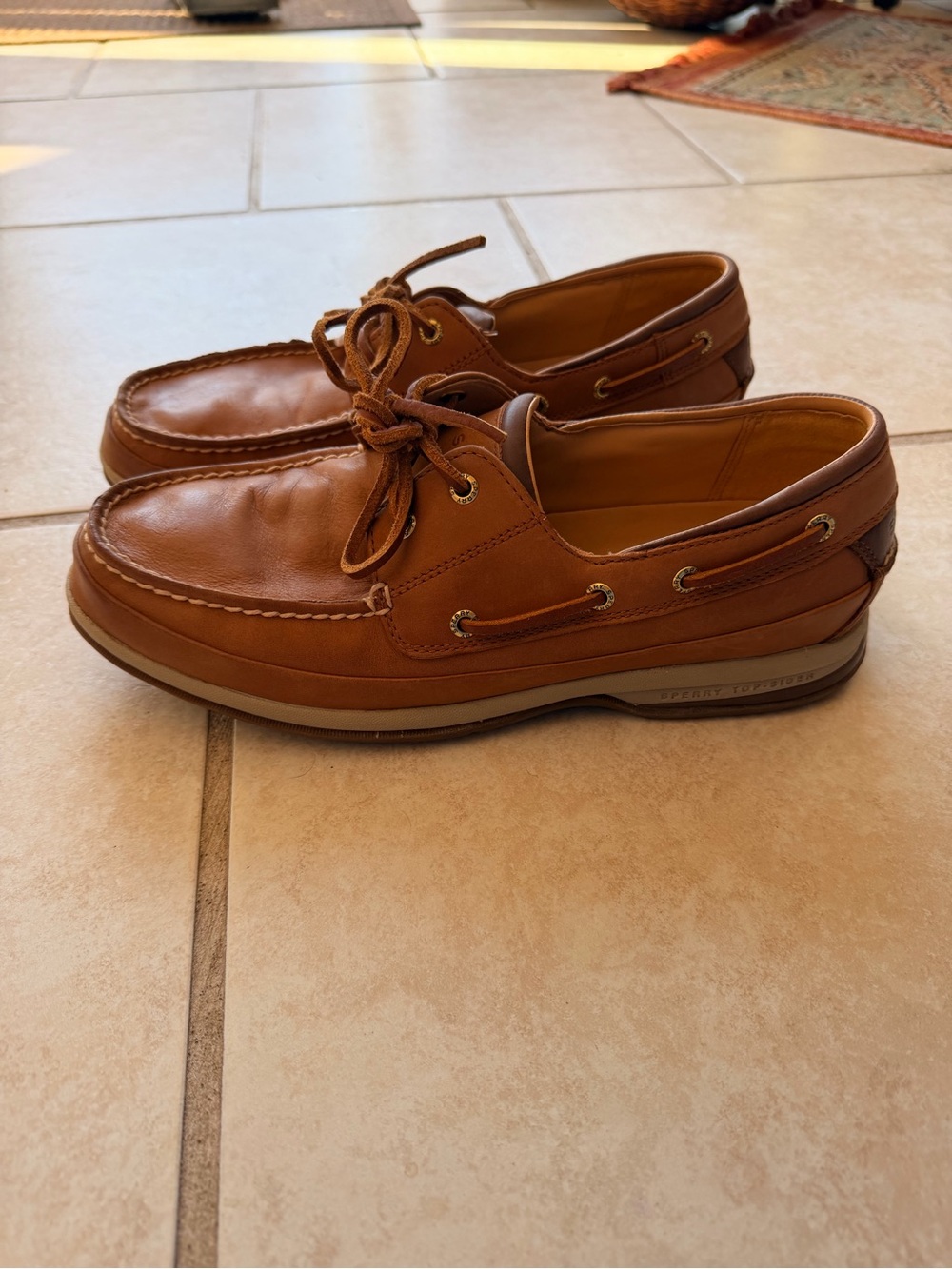 Men's Sperry Gold Cup Brown Leather Boat Shoes